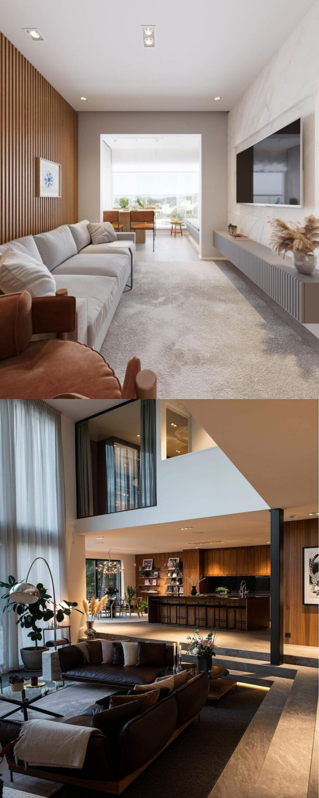 contoh referensi design interior living room ruang tamu minimalis modern di bogor