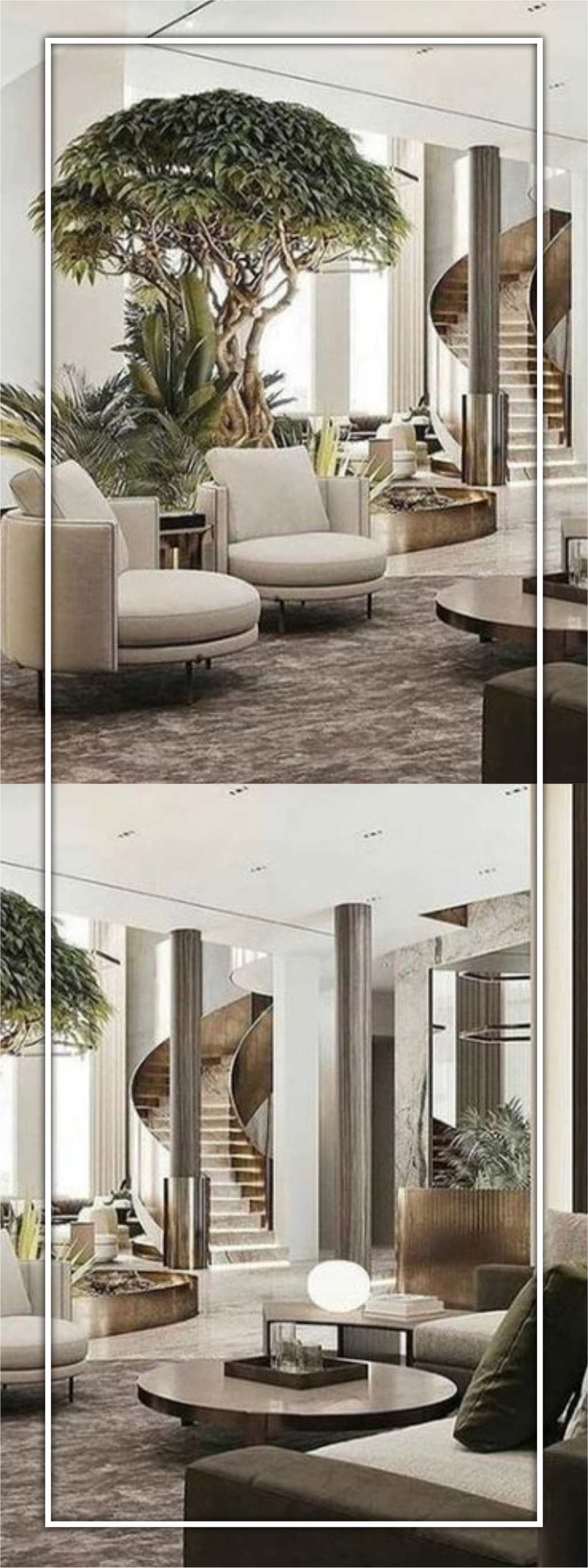 design interior modern minimalis yang paling cocok untuk daerah BSD serpong diimbuhi dengan sentuhan floral tumbuhan tropis