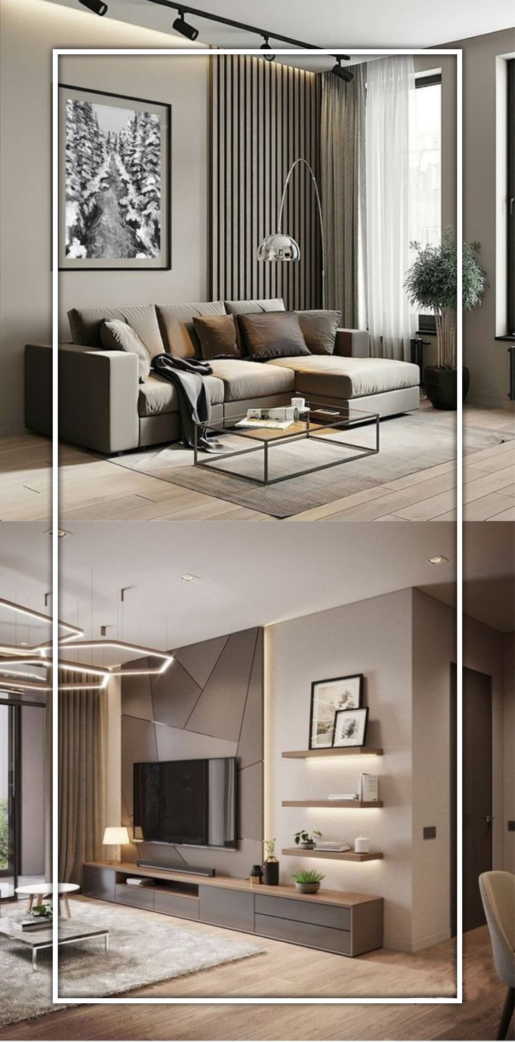 design interior ruang tamu modern minimalis BSD - Serpong