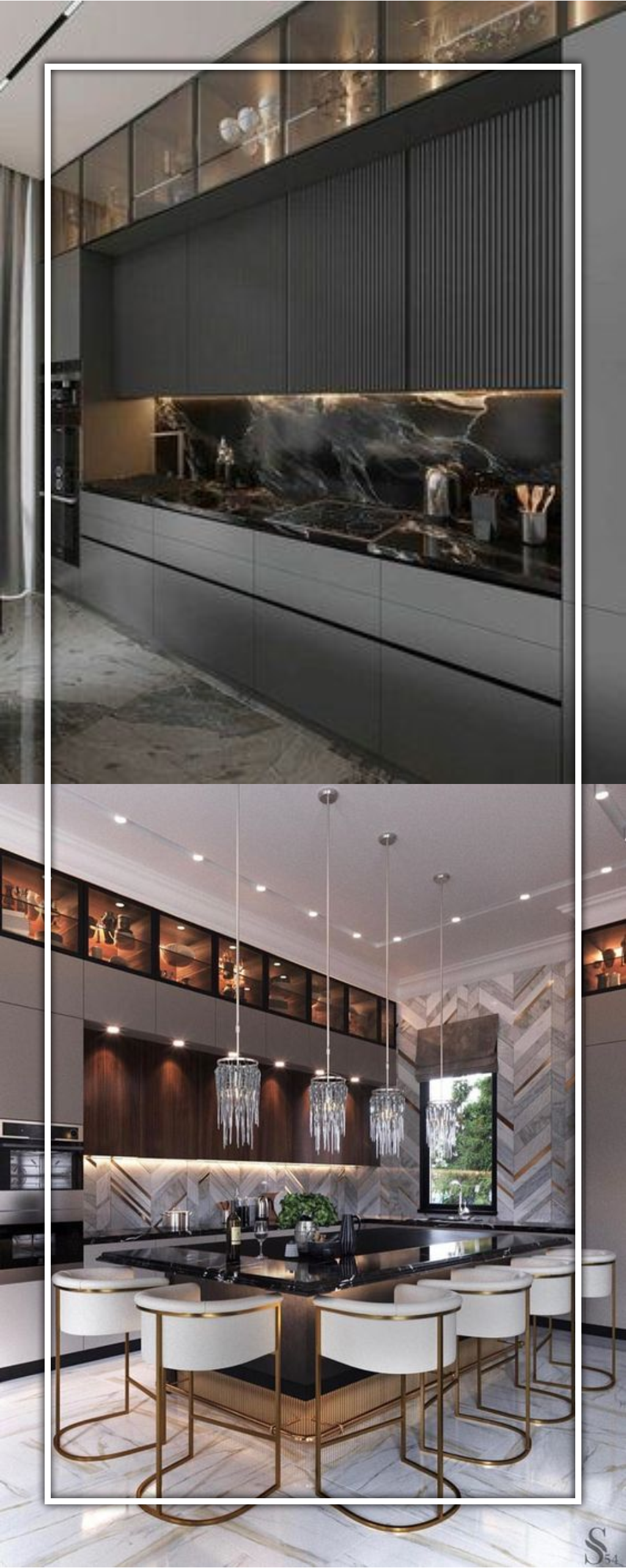 design interior kitchen set di BSD - Serpong dengan gaya style Design Interior Modern Minimalis