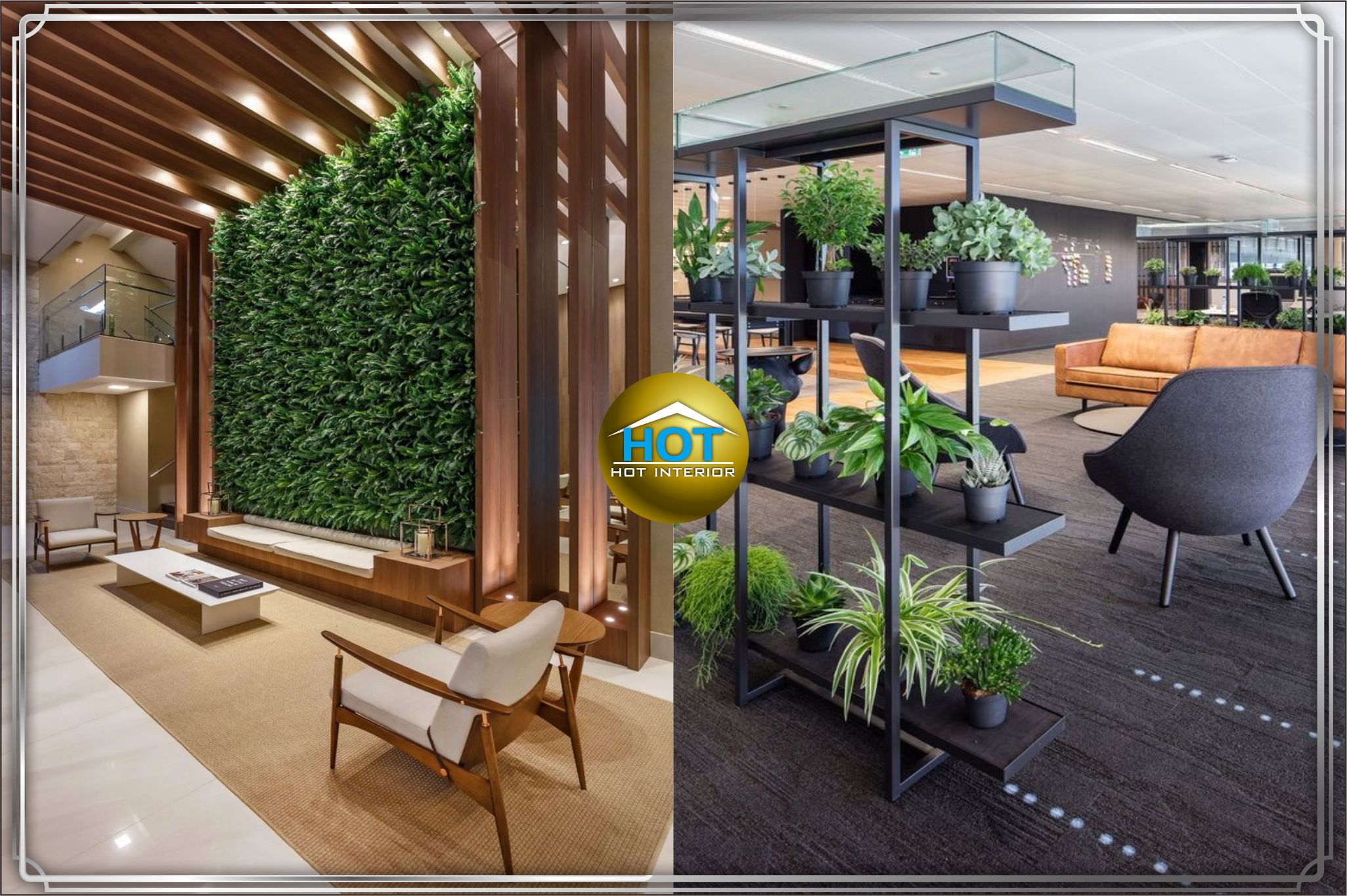 design office ( kantor ) modern industrial minimalis dengan sentuhan tumbuhan tropis sejuk segar hijau - kemayoran - jakarta pusat